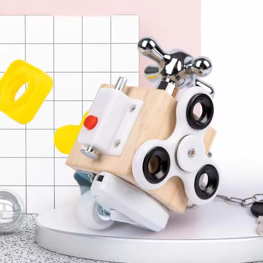 Classic 7 in 1 Wooden Learning Cube Toy for Kids - Pexav