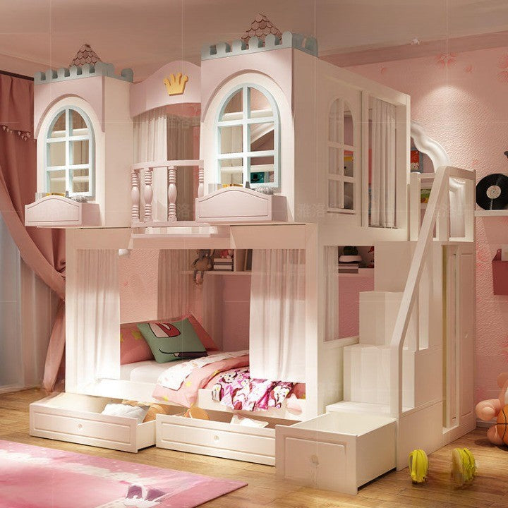 Luxury Fairy Tale Kids Bunk Bed - Pexav