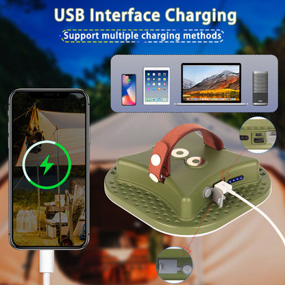 80W LED SOLAR-CHARGED CAMPING LAMP WITH MAGNET AND ZOOM FUNCTION-LY02S Solar energy-Nora Luxe
