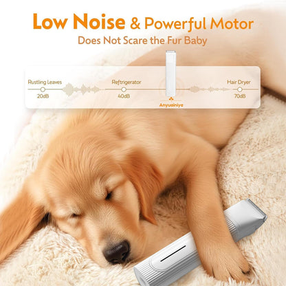 Portable Pet Grooming Kit with Nail Trimmer
