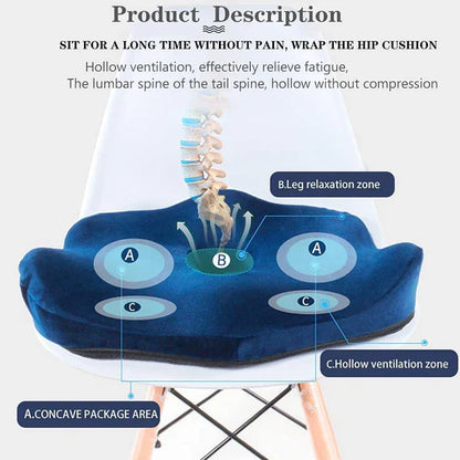 Comfortable Orthopedic Back Support Seat Cushion