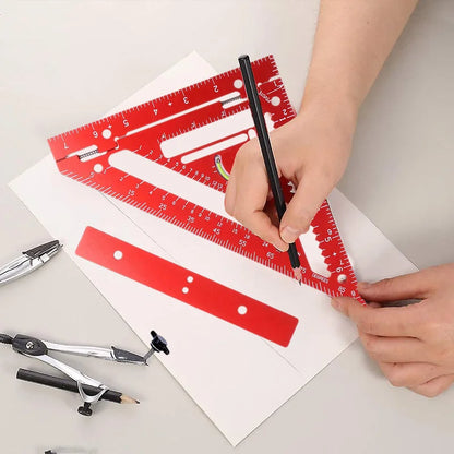 Accurate Rafter Square Tool with Level and Marking Guide