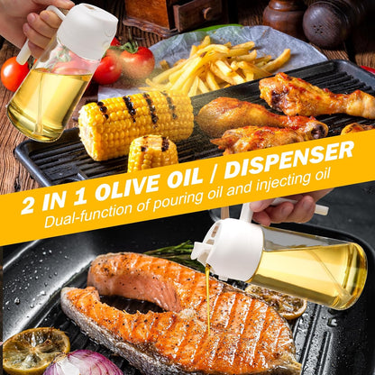 2 Pack Kitchen Oil Spray Bottles