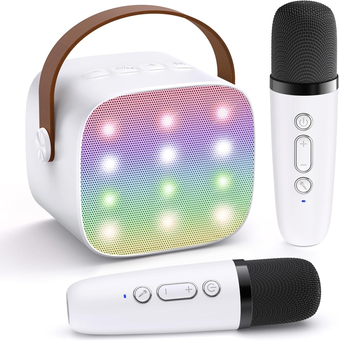 Compact Bluetooth Karaoke System with Microphones