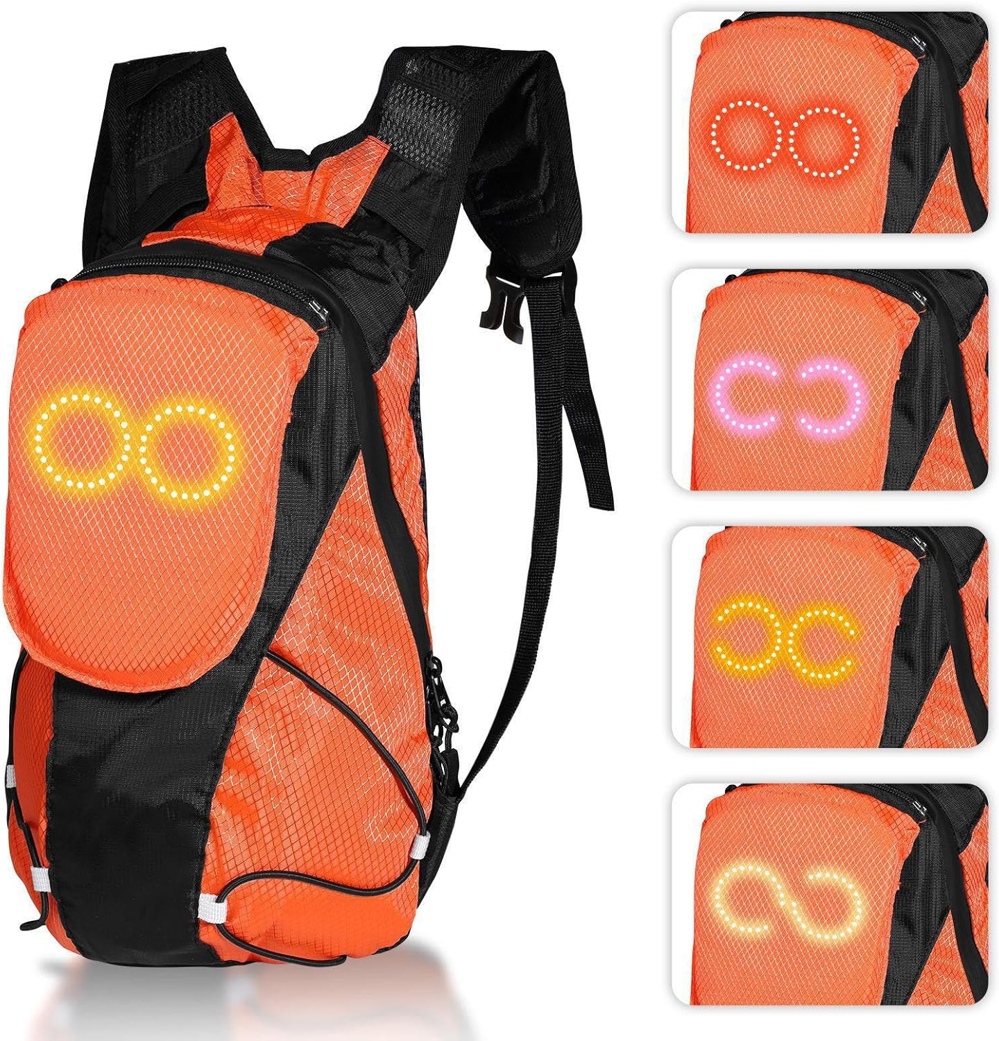 Bright LED Bike Backpack