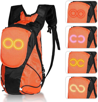 Bright LED Bike Backpack