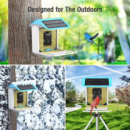 Wireless Smart Bird Feeder Security Camera
