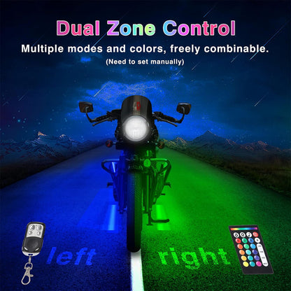 Bright LED Motorcycle Lighting Kit with Signals