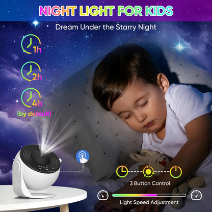 Cosmic Night Light Projector Lamp for Bedroom