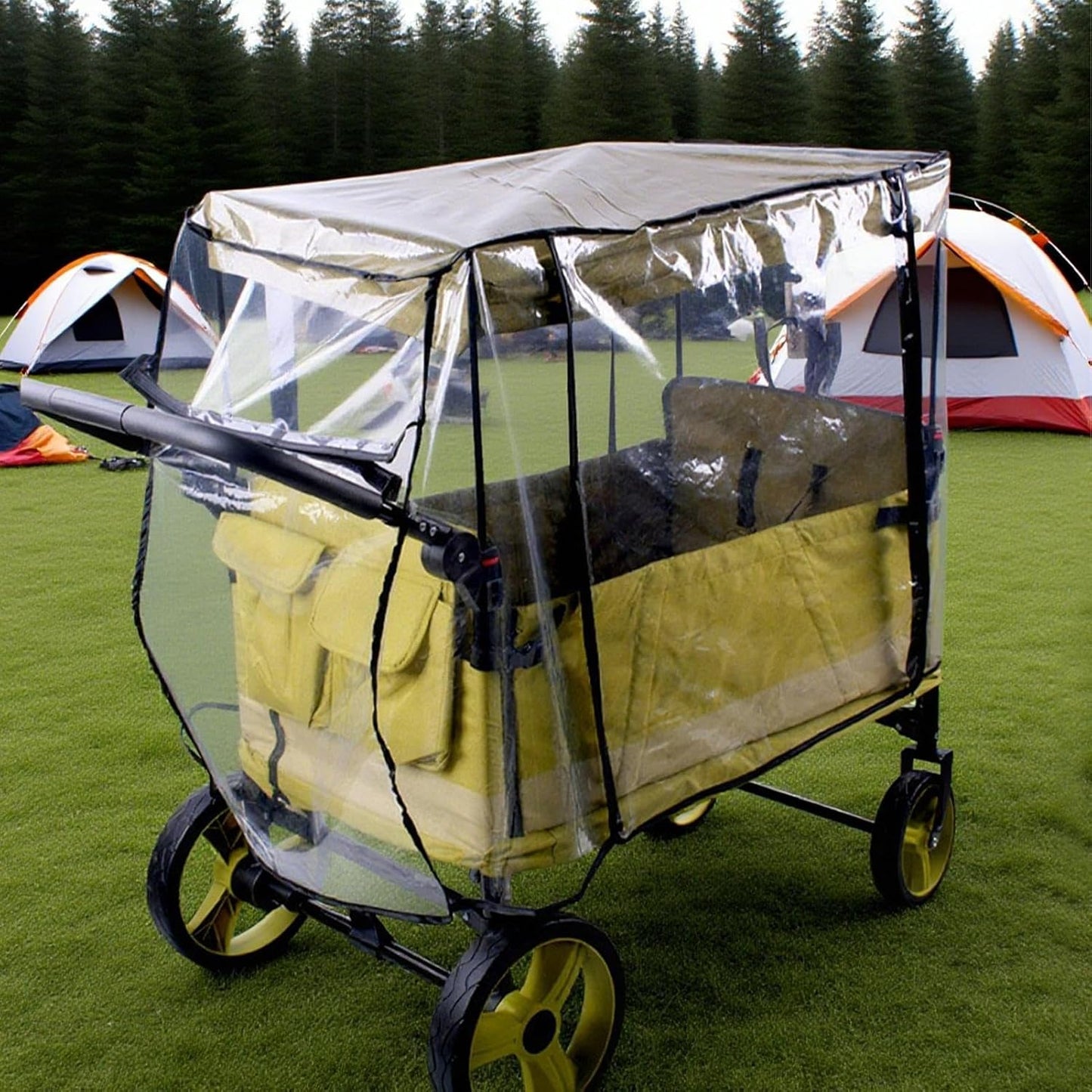 Waterproof Stroller Canopy – Durable Shield for Double & Quad Strollers