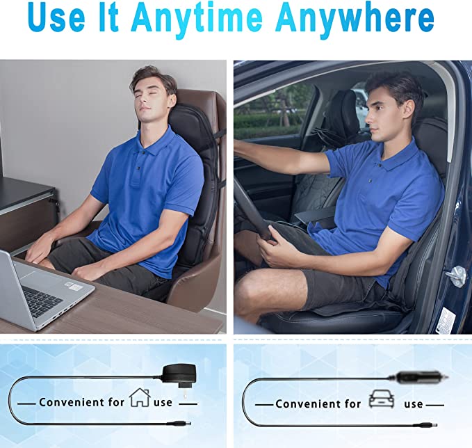 Best Car Seat Massager Cushion - Heated Massage Pad