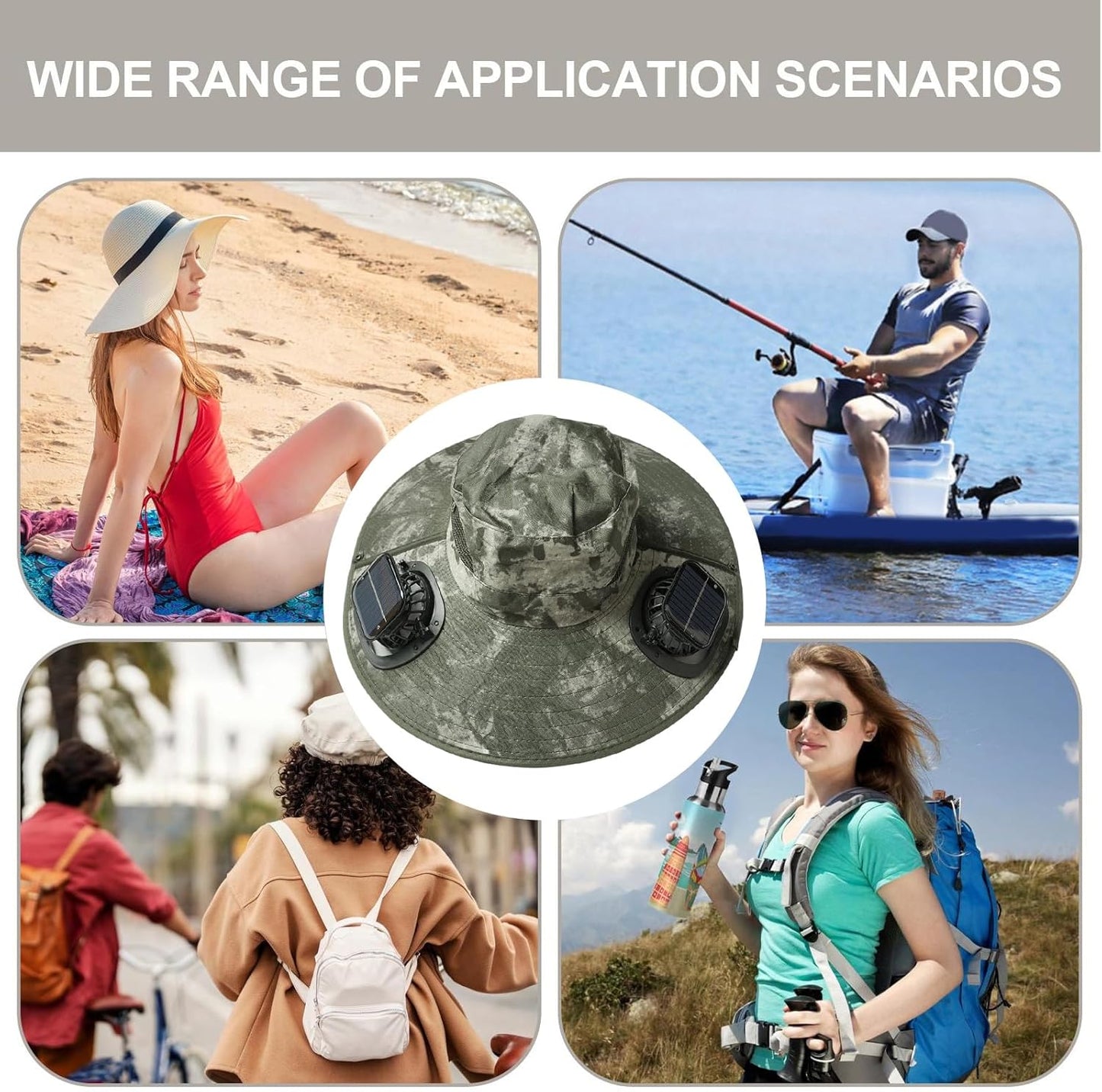 Breathable Summer Sun Hat with UV Shield