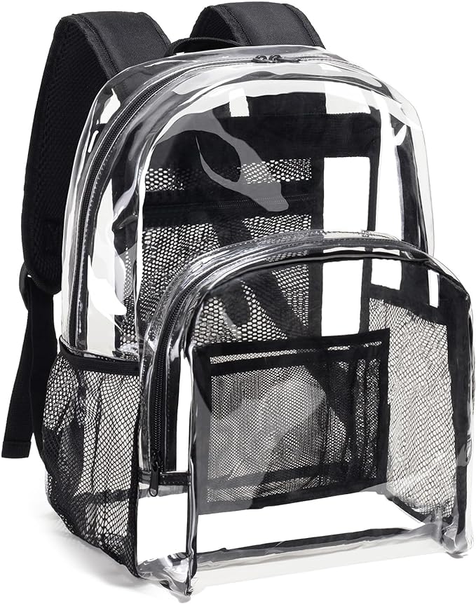 Tough Transparent School Backpack