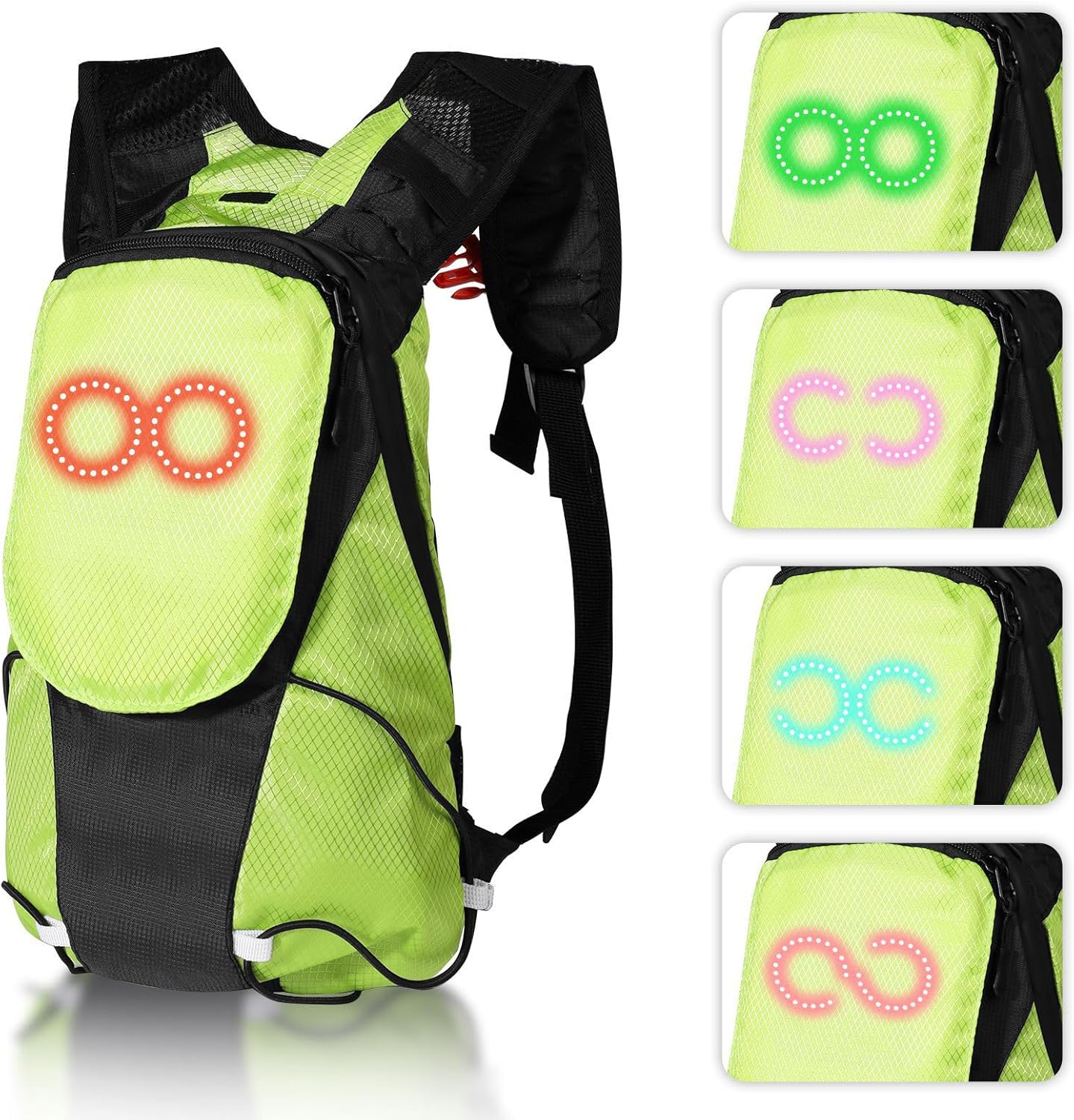 Bright LED Bike Backpack