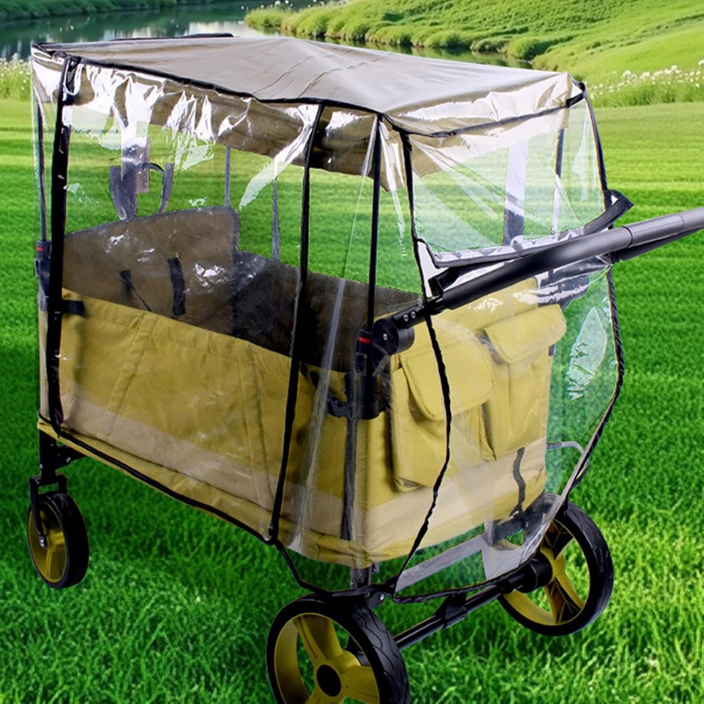 Waterproof Stroller Canopy – Durable Shield for Double & Quad Strollers