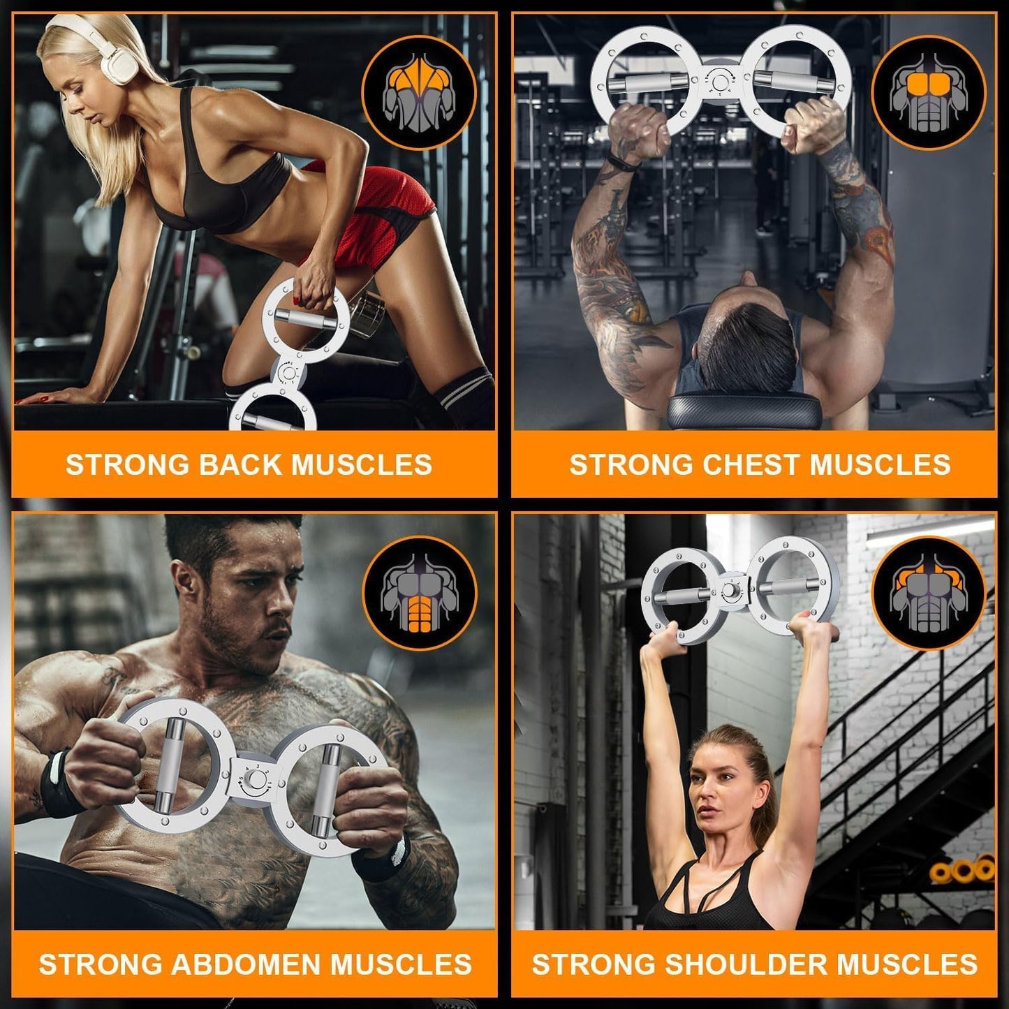 Compact Arm Trainer with 12LB Adjustable Resistance