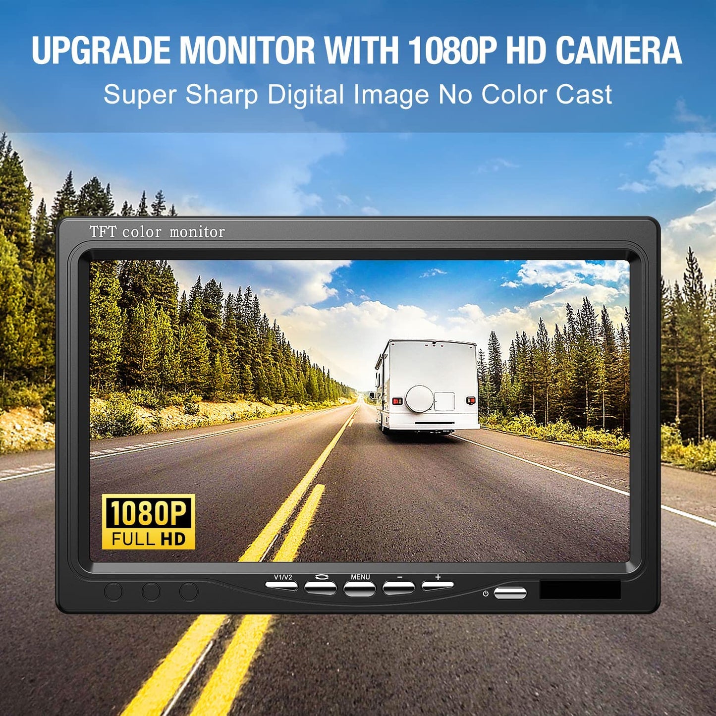 Universal Rear View Camera for Trucks and Trailers