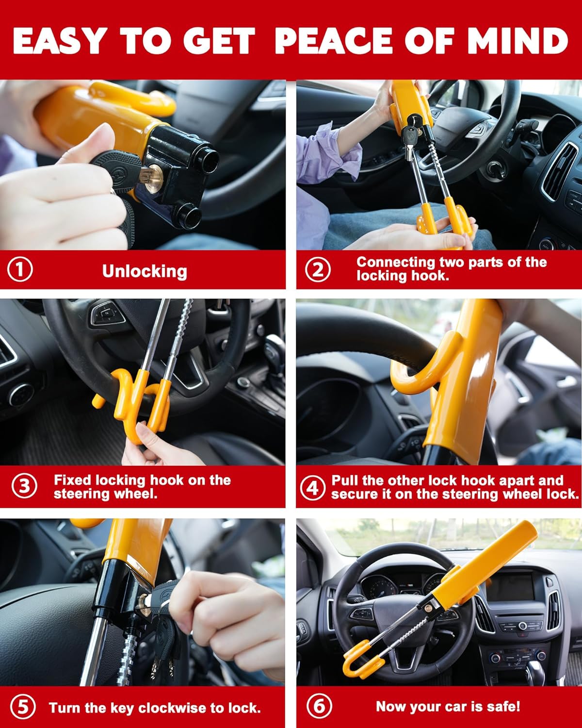Anti Theft Car Wheel Lock
