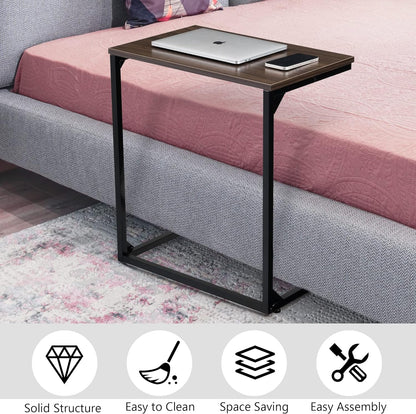 Space Saving Curved End Table