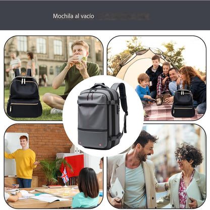 Waterproof Expandable 60L Travel Backpack with Laptop Sleeve