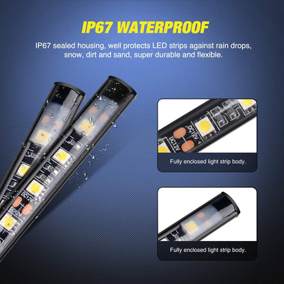 Bright LED Truck Bed Lighting Kit 60 Inch Strip