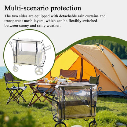 Waterproof Stroller Canopy – Durable Shield for Double & Quad Strollers
