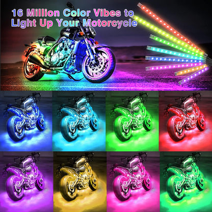 Bright LED Motorcycle Lighting Kit with Signals
