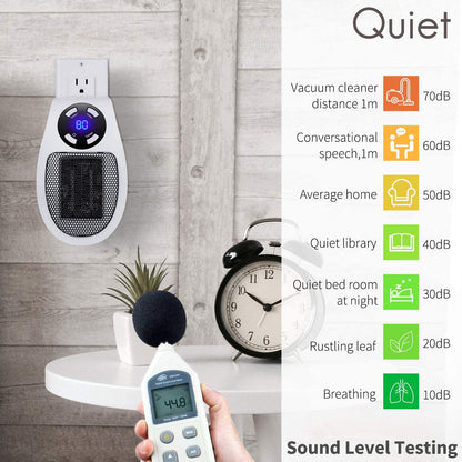 Compact Electric Space Heater For Small Rooms