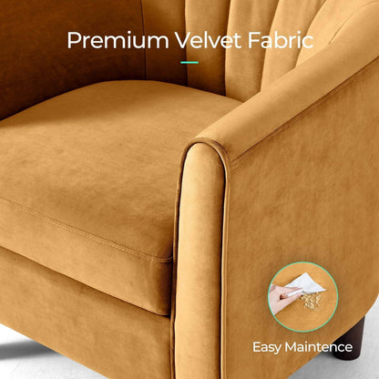 Comfortable Armchair with Storage Stool