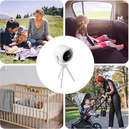 Portable Baby Stroller Fan with LED Nightlight 100 Settings
