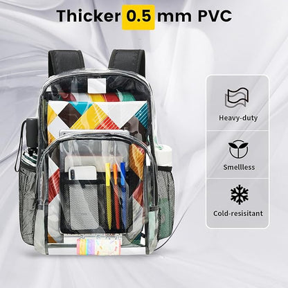 Tough Transparent School Backpack