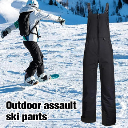Warm Waterproof Snow Pants Bibs