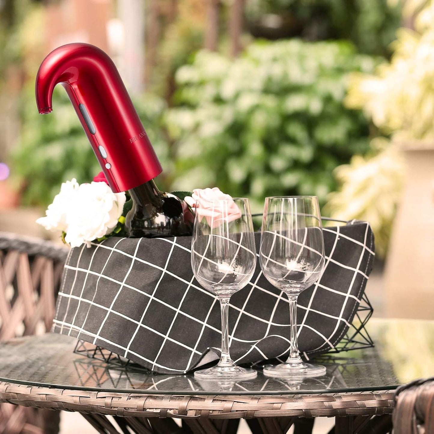 Automatic Wine Pump Aerator Pourer Setter