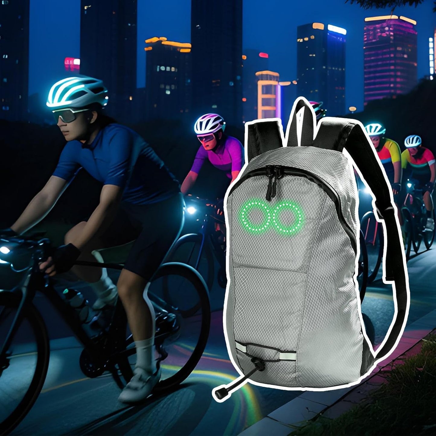 Waterproof LED Hiking Backpack