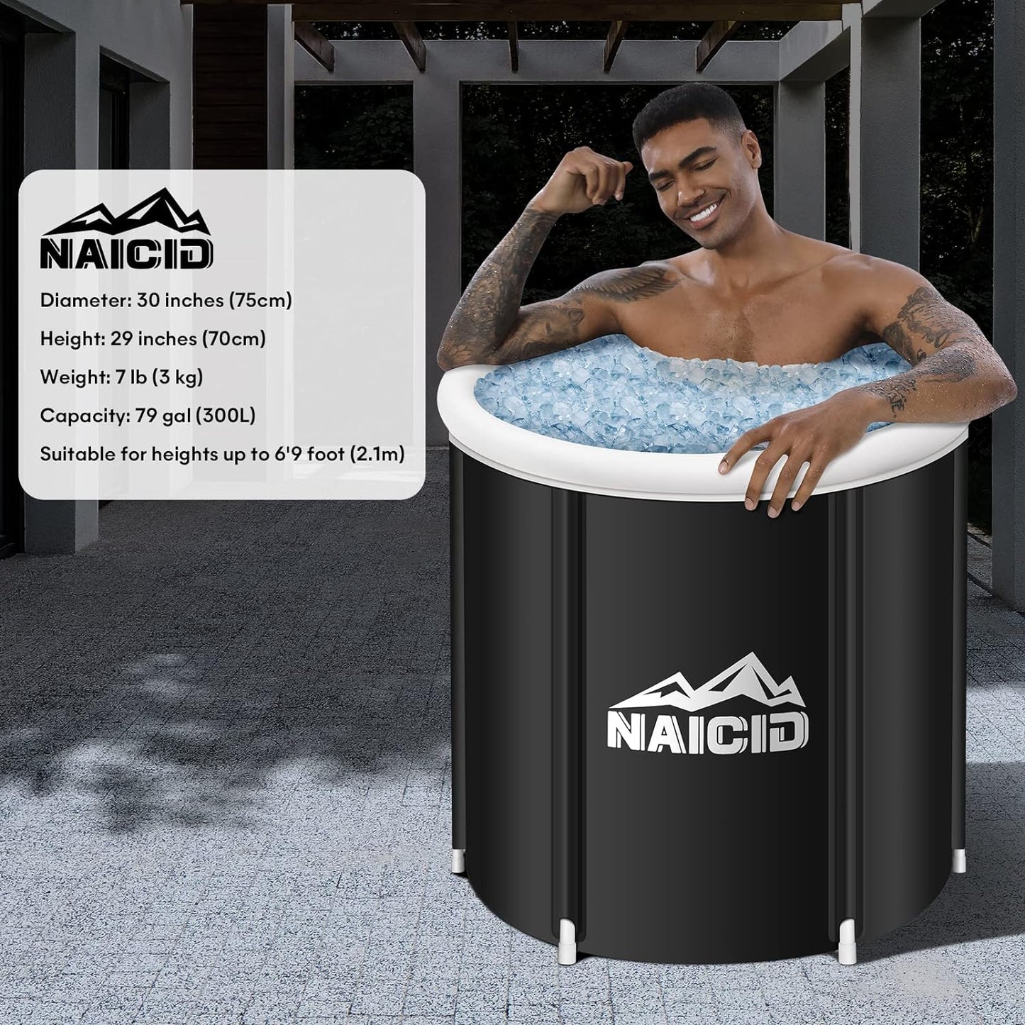 Cold Therapy Ice Bath Tub