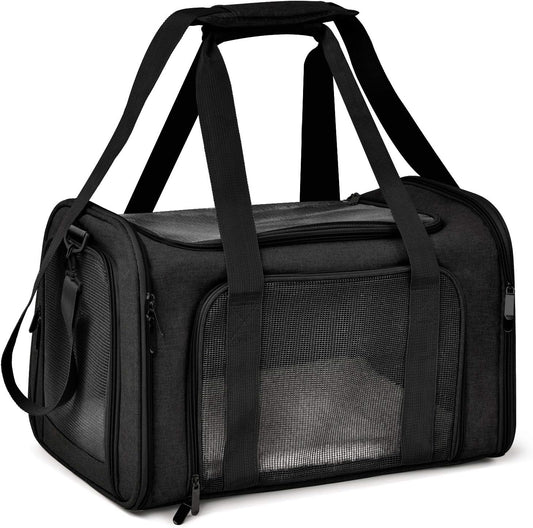 Pet Carrier Bag for Small Dogs Cats Puppies Up to 15lbs - Pexav