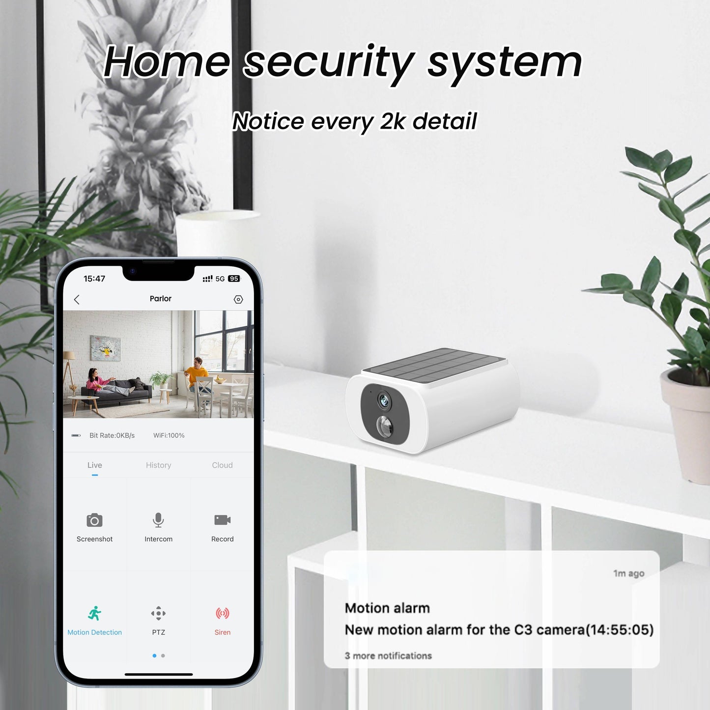 Wireless Outdoor Night Vision Security Camera System