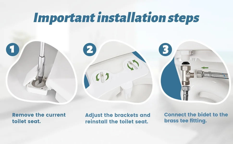 Self Cleaning Toilet Bidet Kit