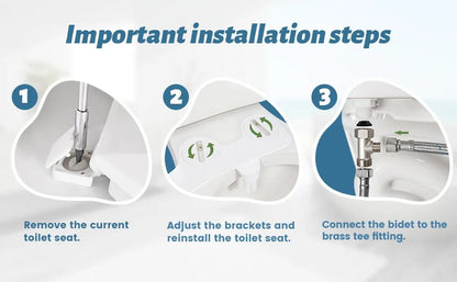 Self Cleaning Toilet Bidet Kit