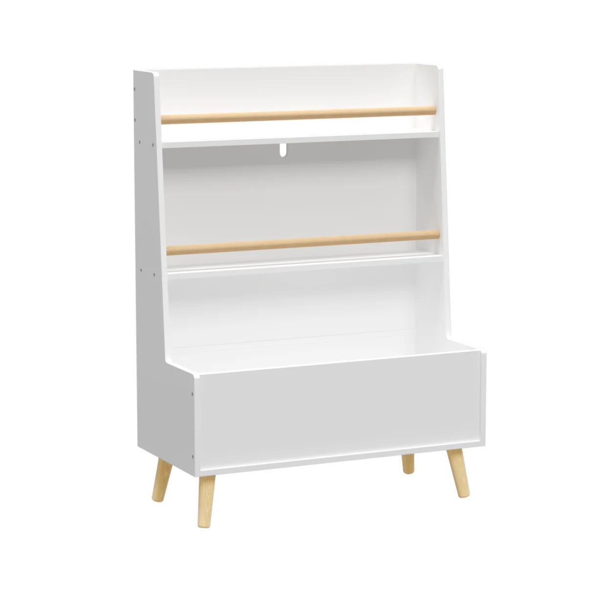 Children's Bookcase With Toy Organizer