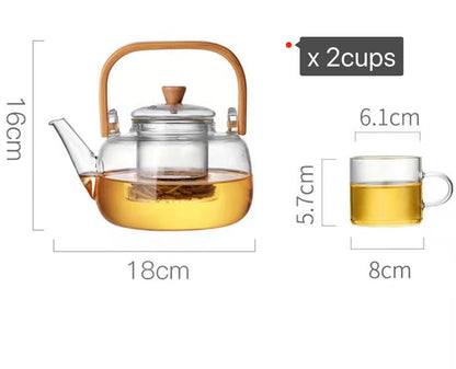 Traditional Asian Ceramic Tea Pot