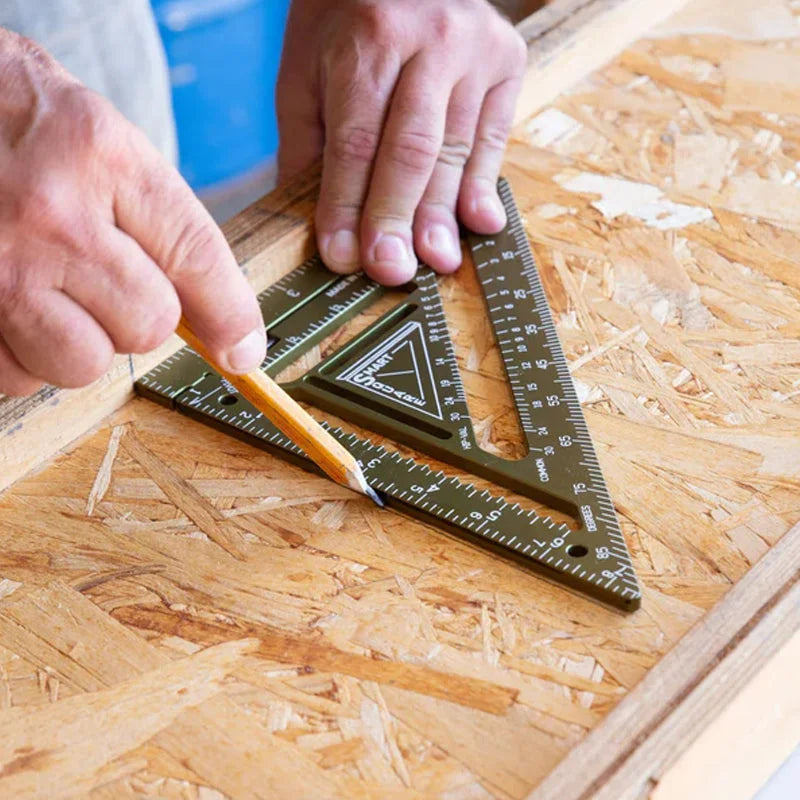 Accurate Rafter Square Tool with Level and Marking Guide