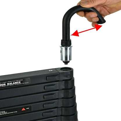 Strong Adjustable Roofing Ladder with Sturdy Hook