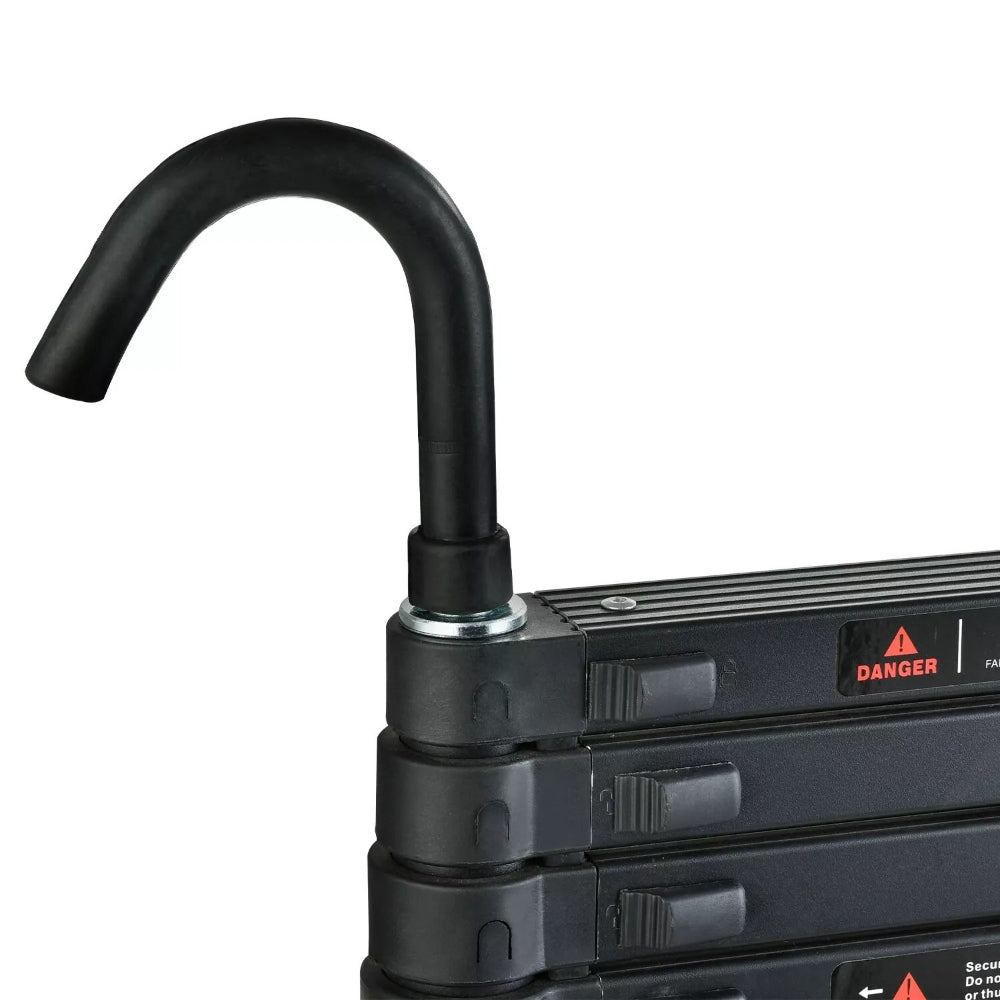 Strong Extendable Roof Access Ladder with Safety Hook