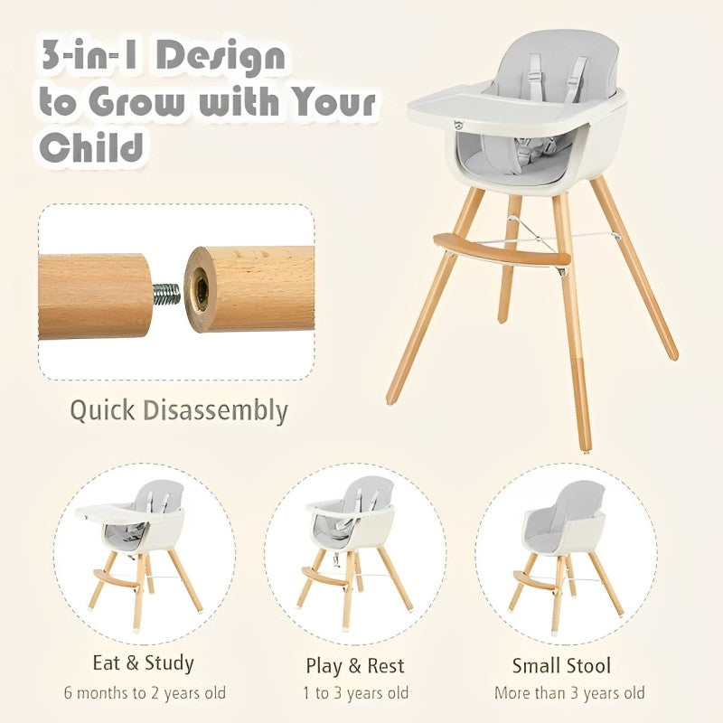 Space Saving 3 Stage Baby Chair