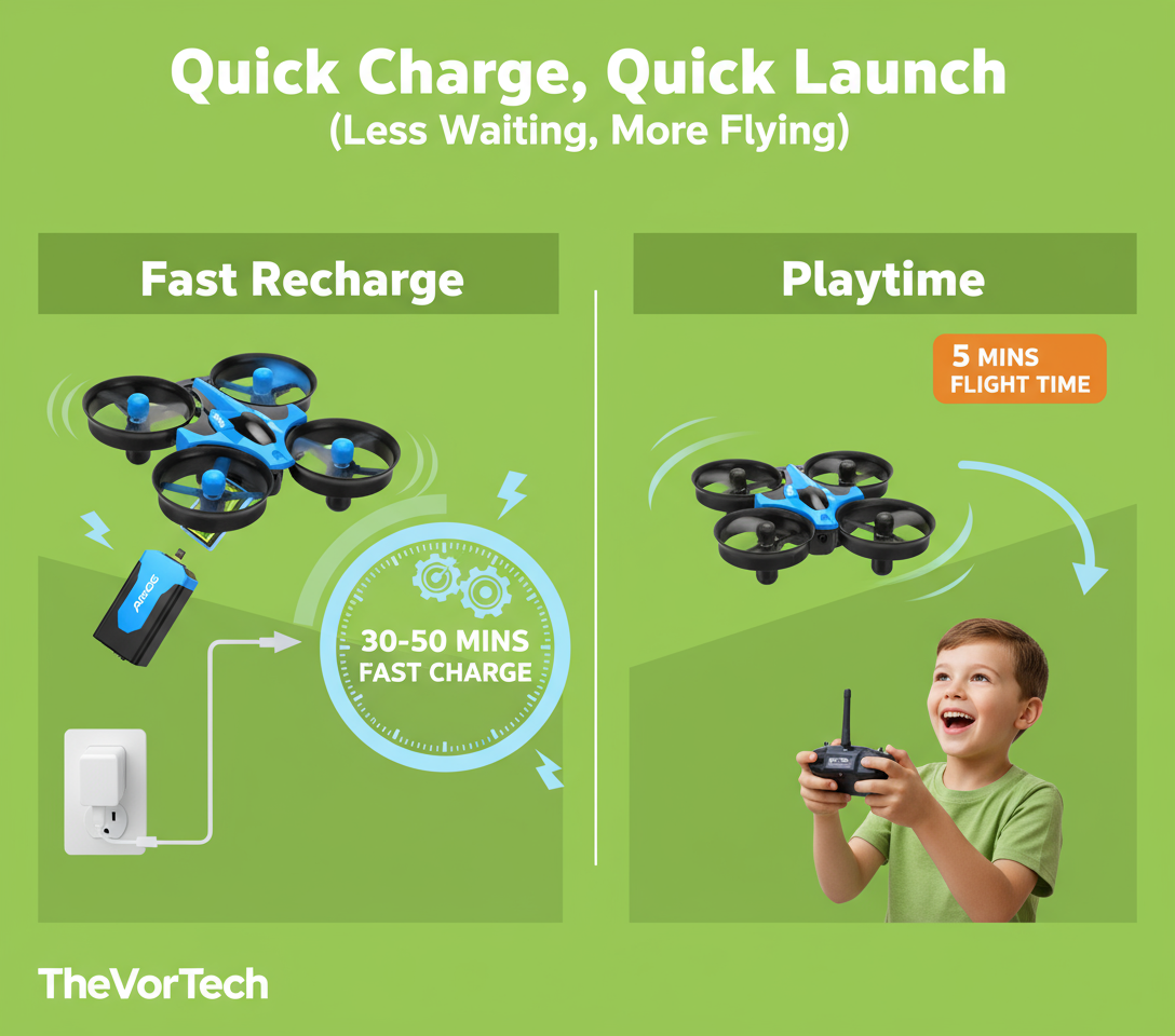 Safe Mini Kids Drone with Guarded Blades