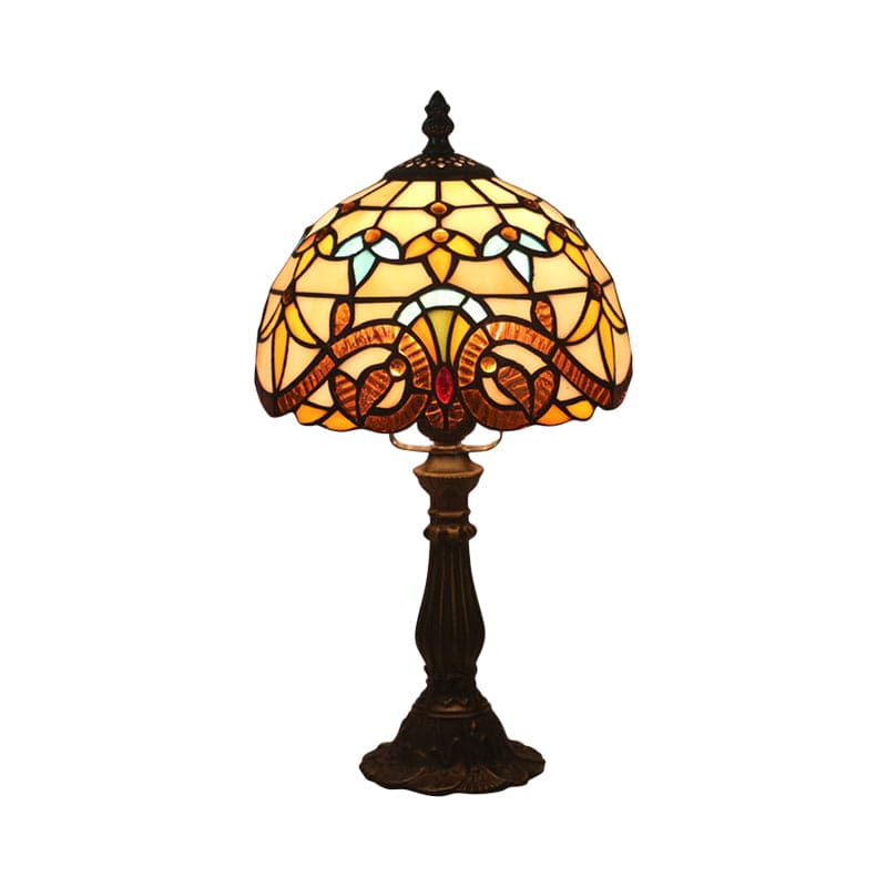 Vibrant Stained Glass Table Lamp