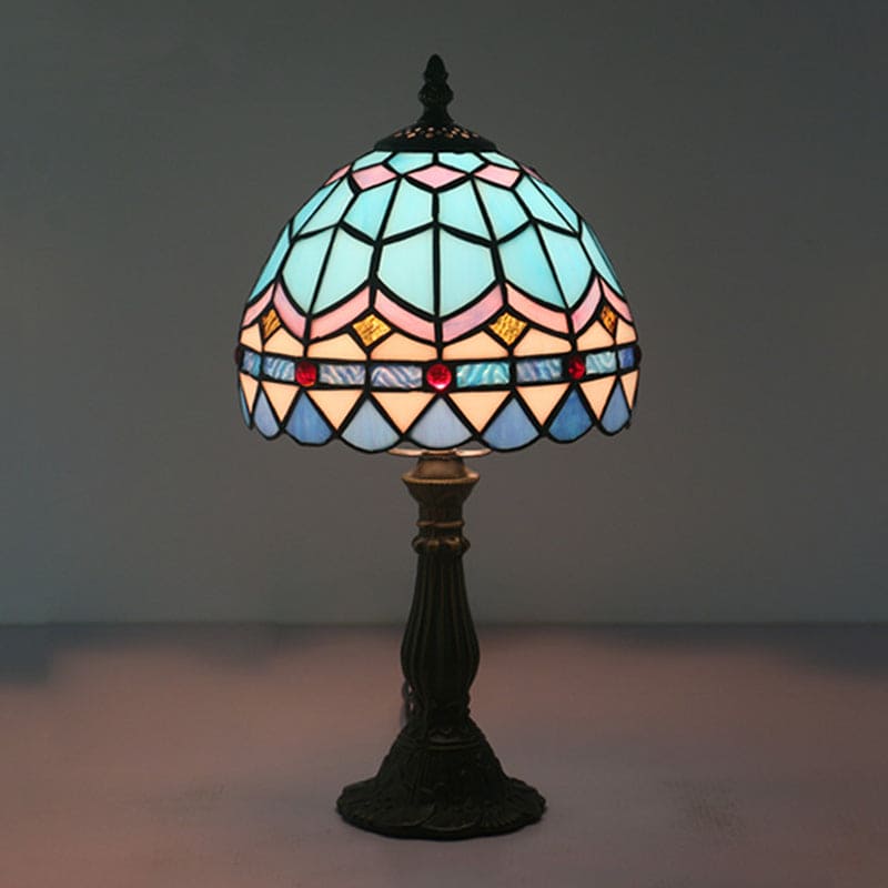 Vibrant Stained Glass Table Lamp