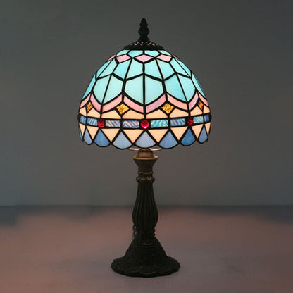 Vibrant Stained Glass Table Lamp