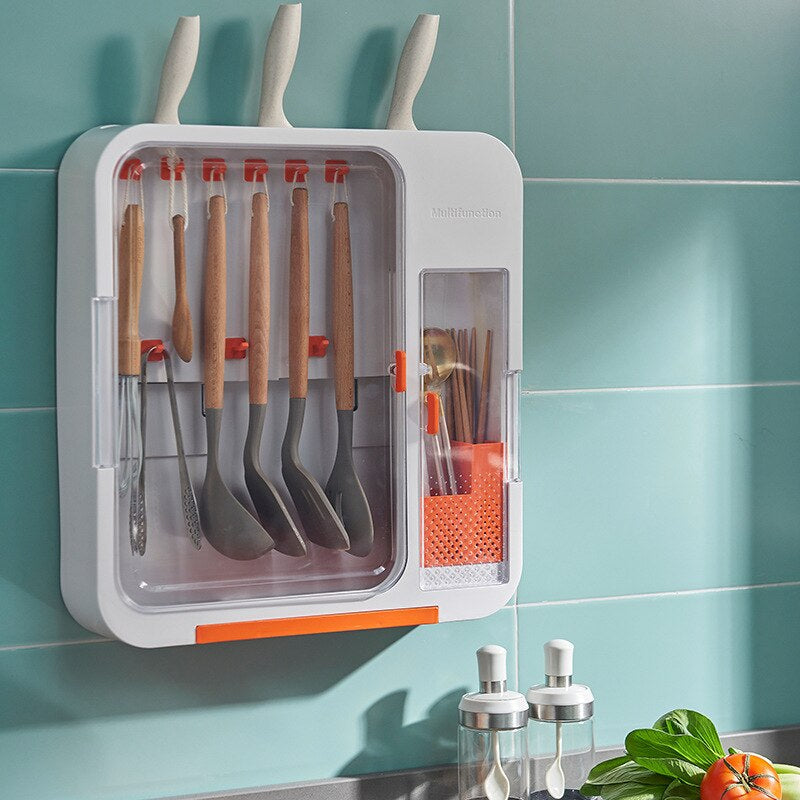 Space Saving Kitchen Utensil Storage Box - Pexav